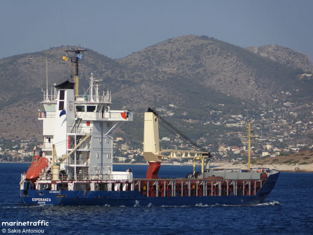 MV Esperanza B Sailing